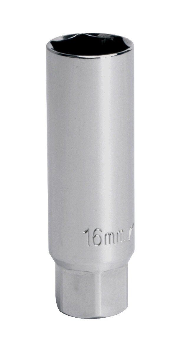 Sealey AK6557 Spark Plug Socket 16mm Thin Wall 3/8"Sq Drive