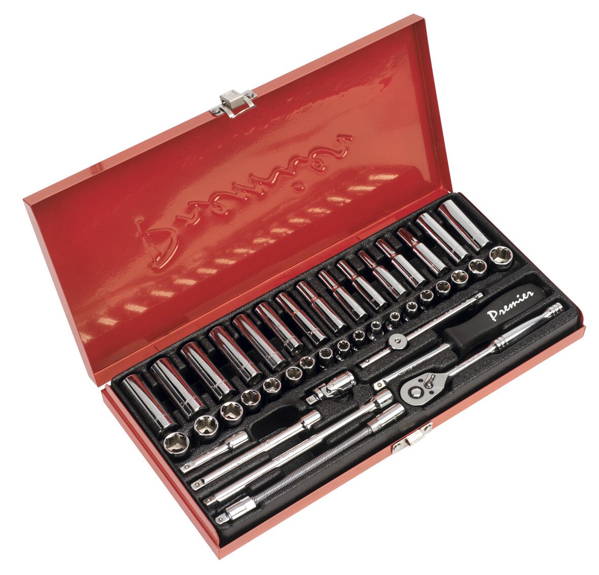 Sealey AK690 Socket Set 41 Piece 1/4" Drive MM/AF