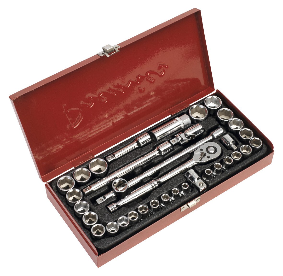 Sealey AK691 Socket Set 35 Piece 3/8" Drive MM/AF