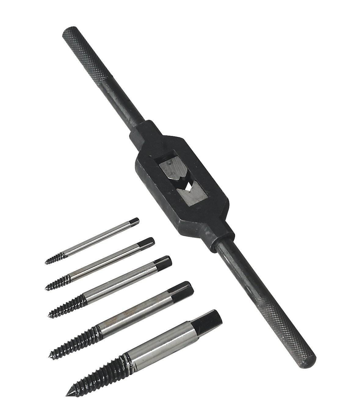 Sealey AK721 Screw Extractor Set with Wrench 6 Piece Helix Type
