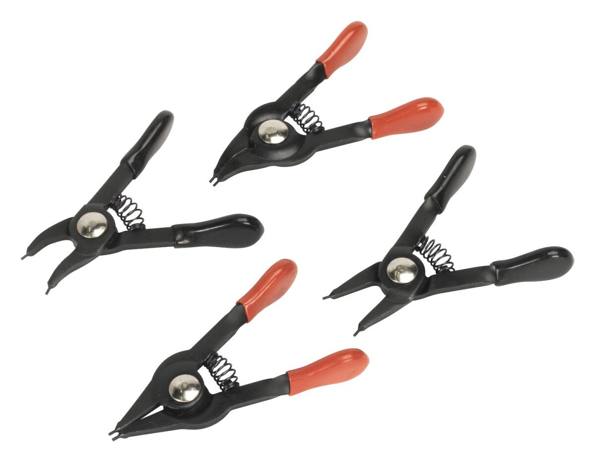Sealey AK8449 Mini Circlip Pliers Set 4 Piece