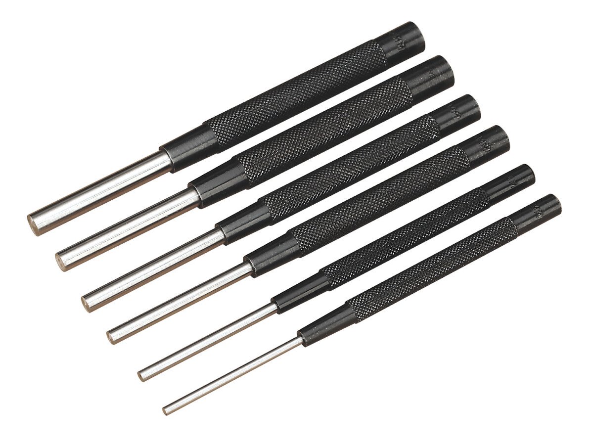 Sealey AK9123 Parallel Pin Punch Set 6 Piece