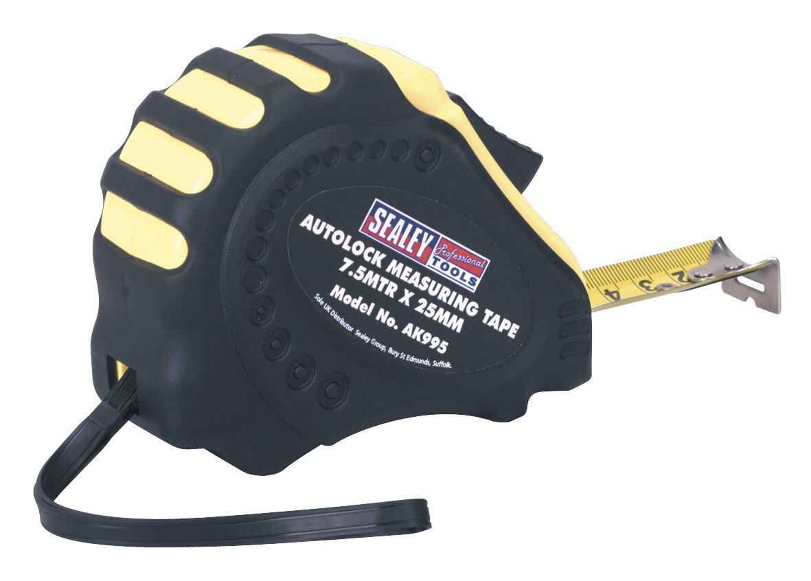 Sealey AK995 Autolock Measuring Tape 7.5mtr