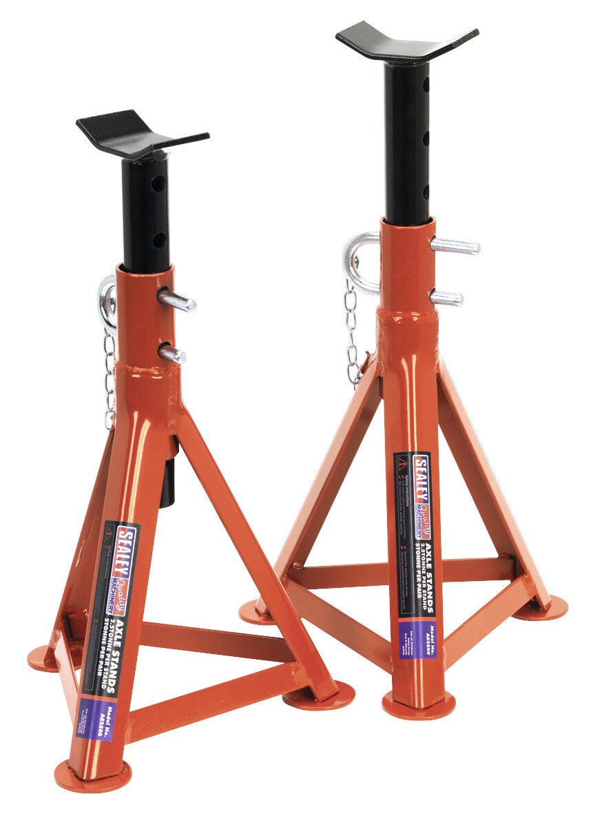 Sealey AS2500 Axle Stands 2.5ton Capacity per Stand 5ton per Pair