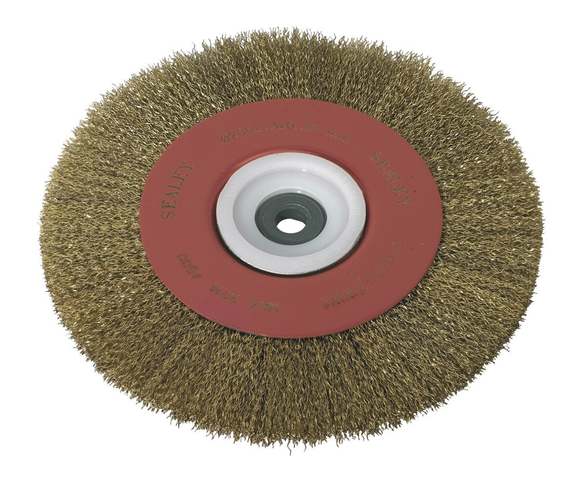 Sealey BG200/WW1 Wire Wheel 200 x 13 x 16mm Narrow