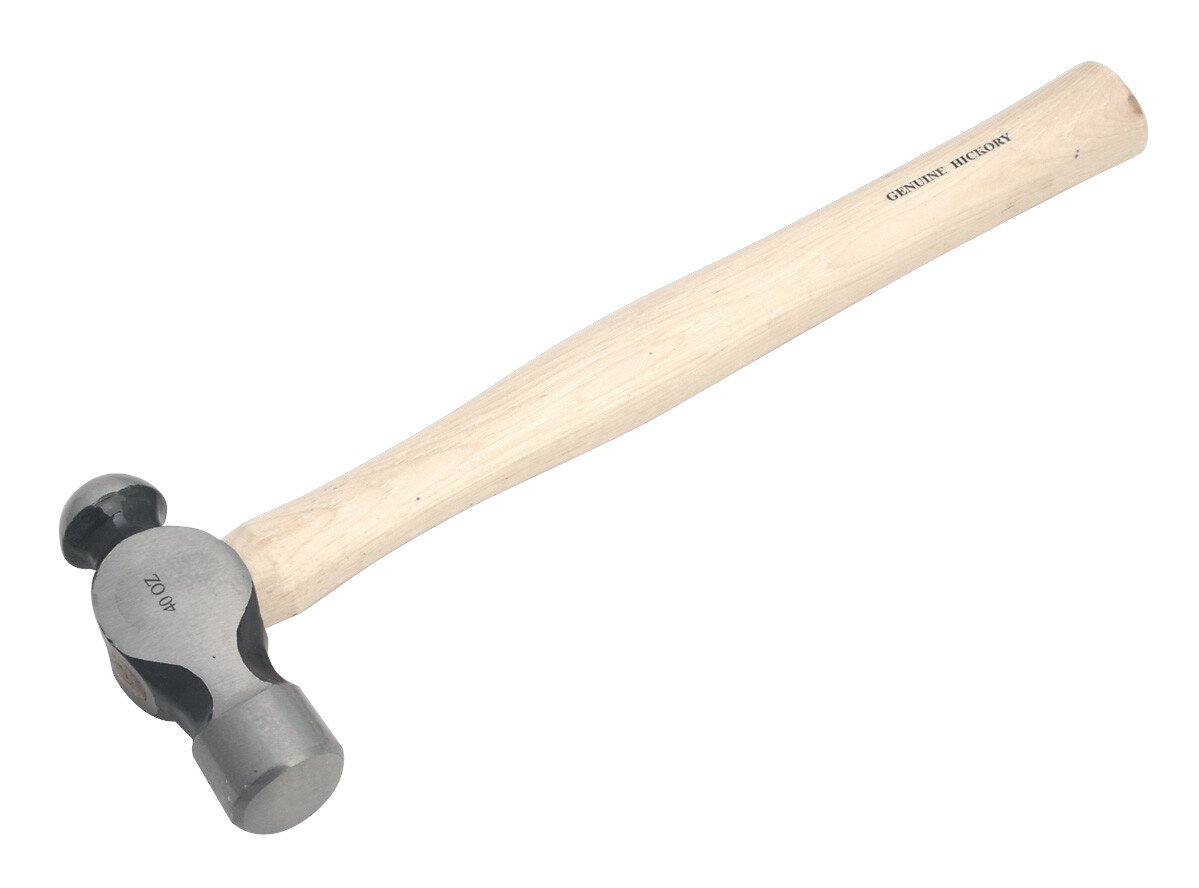 Sealey BPH40 Ball Pein Hammer 2.5lb Hickory Shaft