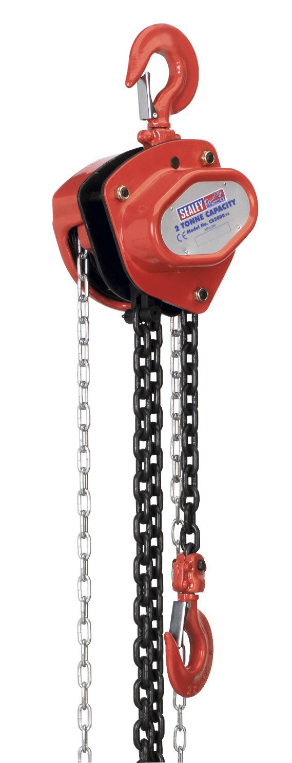 Sealey CB2000 Chain Block 2ton 3mtr