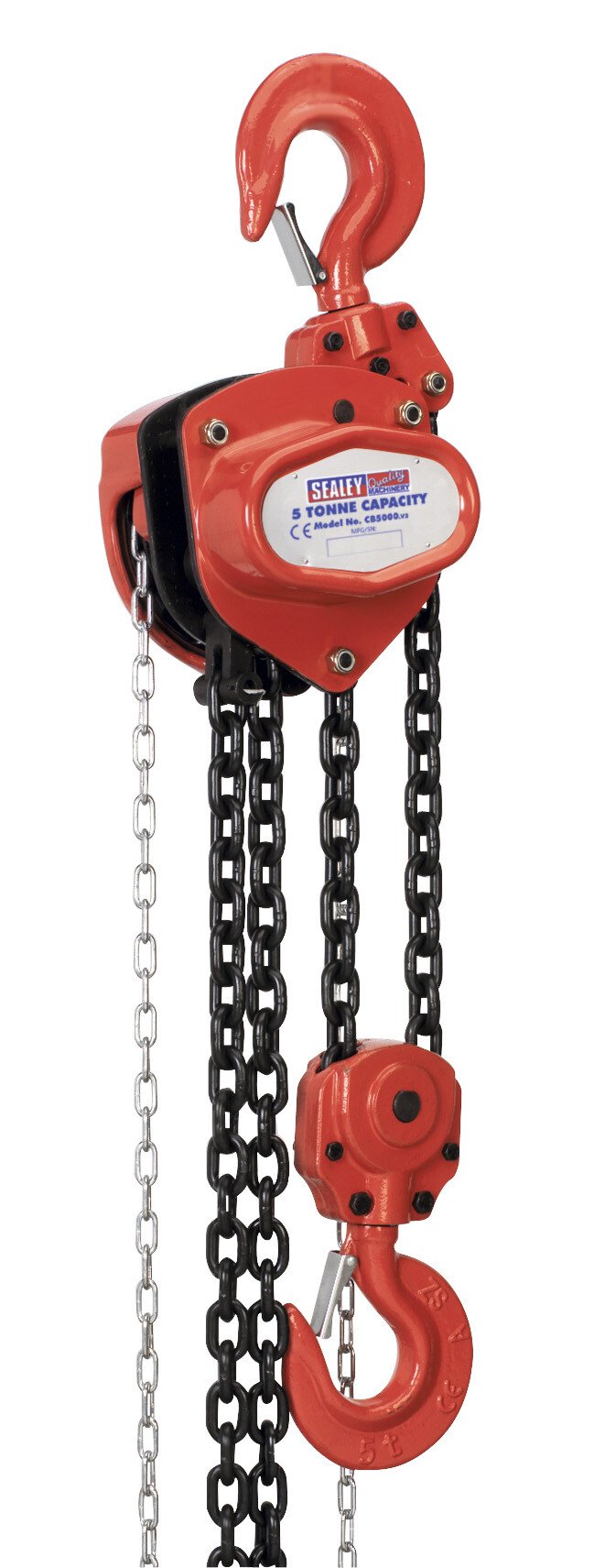 Sealey CB5000 Chain Block 5ton 3mtr