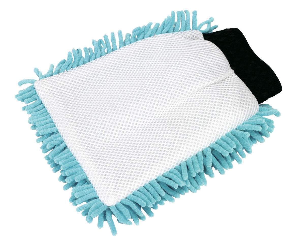 Sealey CC77 Shaggy Microfibre Mitt 2-in-1