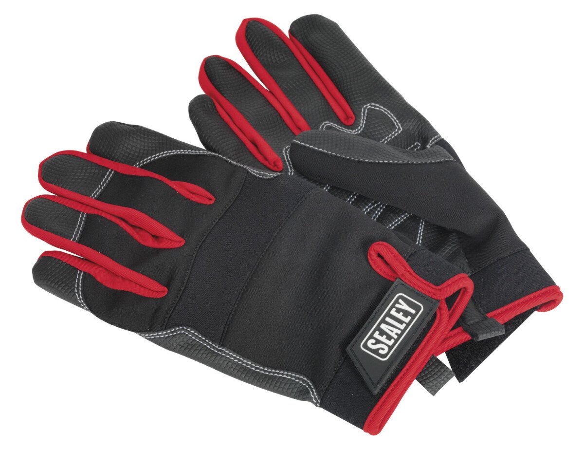 Sealey MG798L Mechanics Gloves Light Palm Tactouch - Large