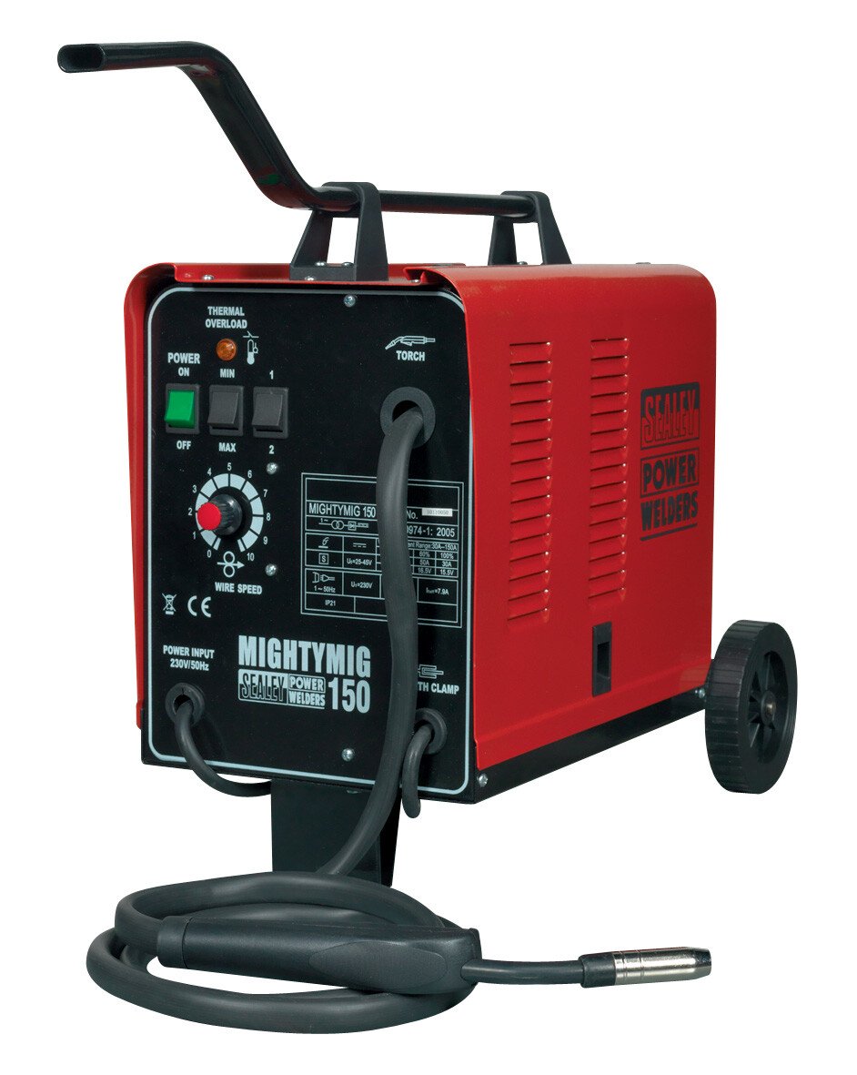 Sealey MIGHTYMIG150 Gas/No-Gas MIG Welder 150Amp 230V