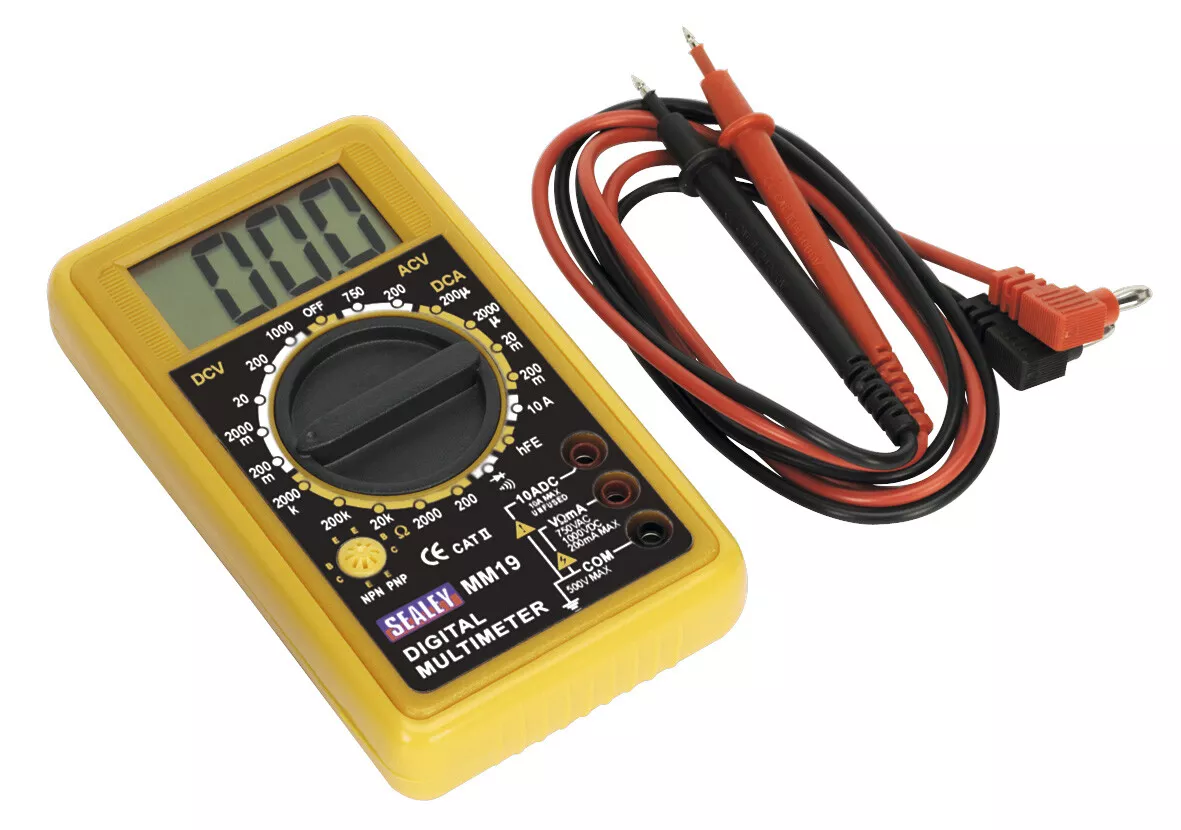 Sealey MM19 Digital Multimeter 19 Function
