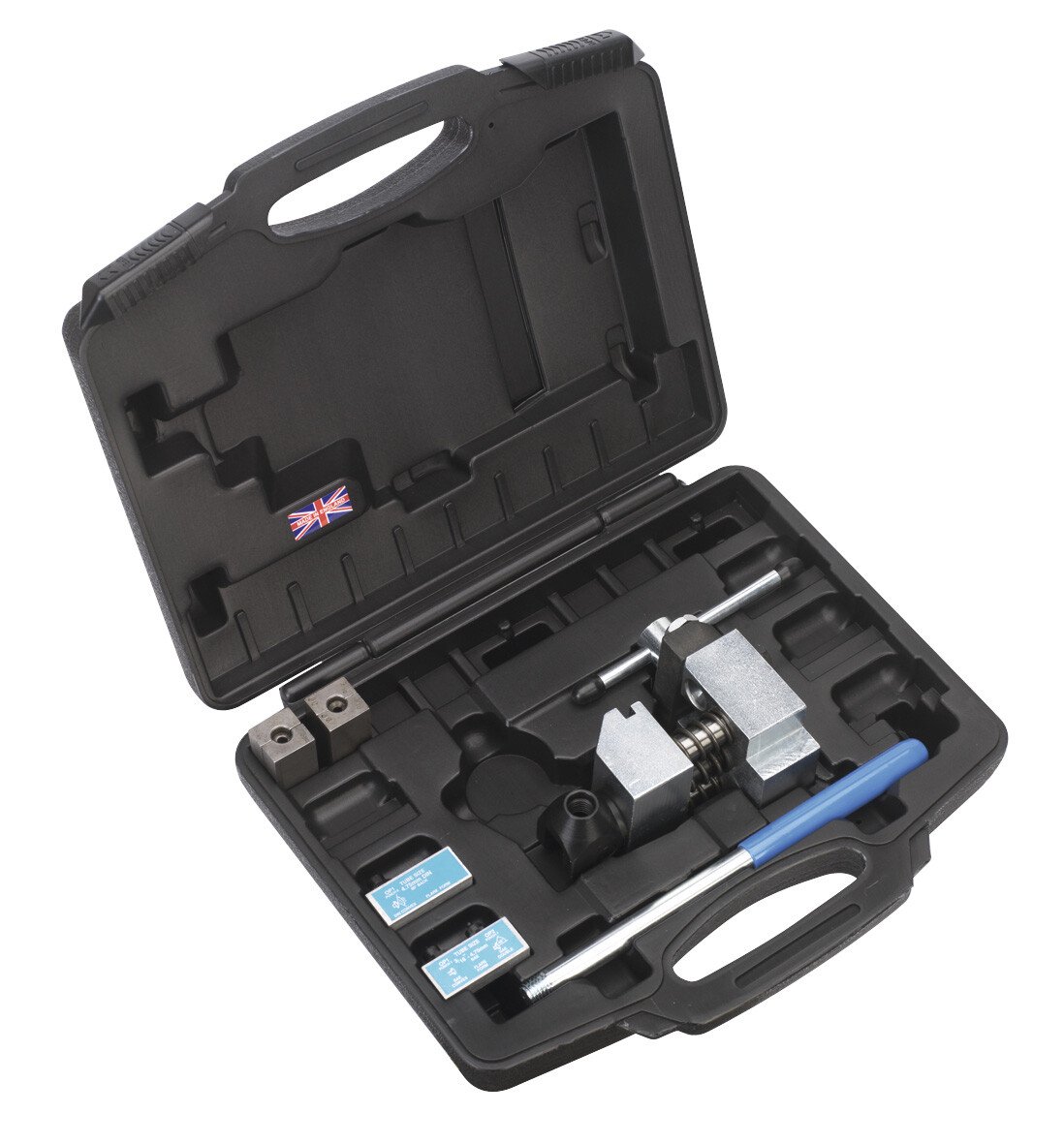 Sealey PFT/02 Pipe Flaring Kit 3/16" SAE, 4.75mm SAE & DIN