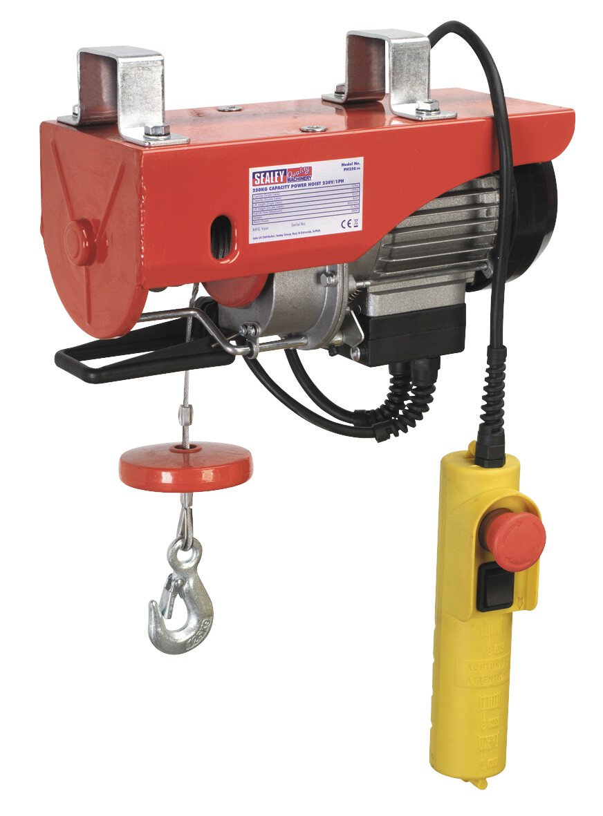 Sealey PH250 Power Hoist 230V/1ph 250kg Capacity