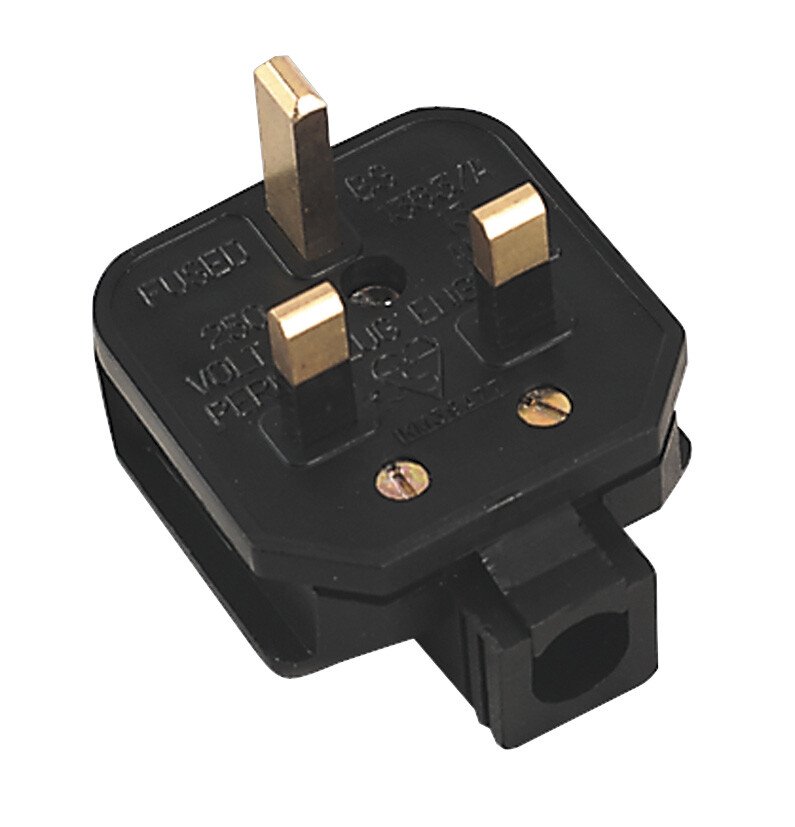 Sealey PL/13/3S Rubber Plug 13Amp Extra Heavy-Duty
