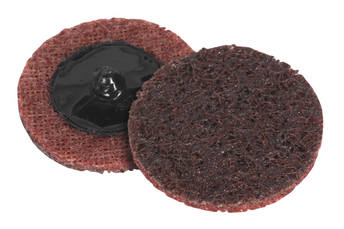 Sealey PTCQC50M Quick Change Preparation Pad 50mm Medium Pack of 10