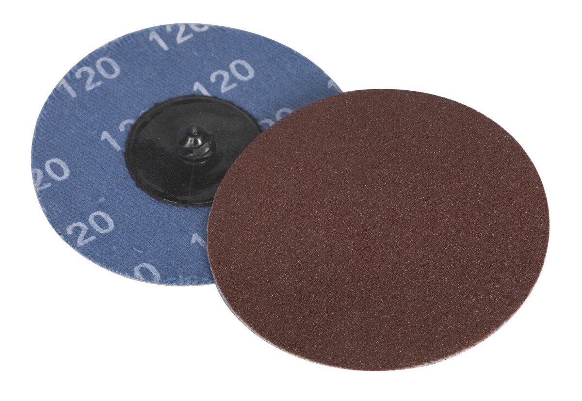 Sealey PTCQC75120 Quick Change Sanding Disc 75mm 120Grit Pack of 10