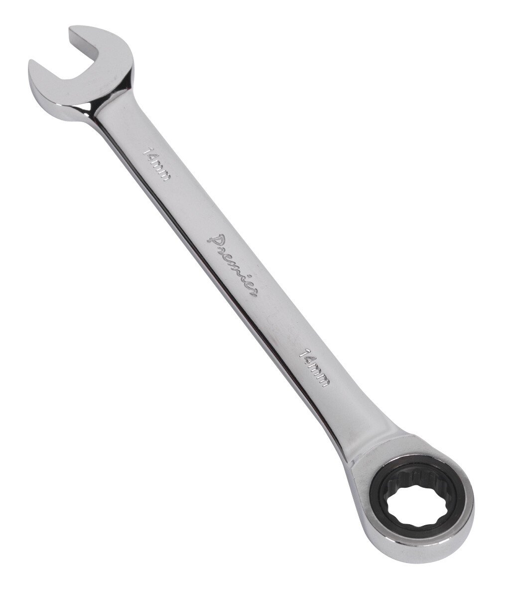 Sealey RCW14 Micro-Locking Ratchet Combination Wrench 14mm 72 Tooth