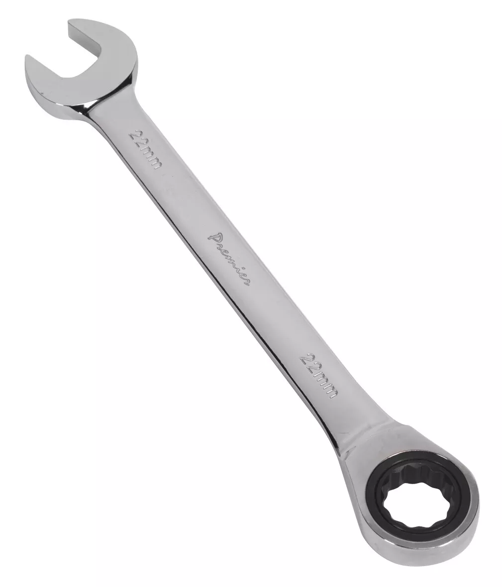 Sealey RCW22 Micro-Locking Ratchet Combination Wrench 22mm 72 Tooth