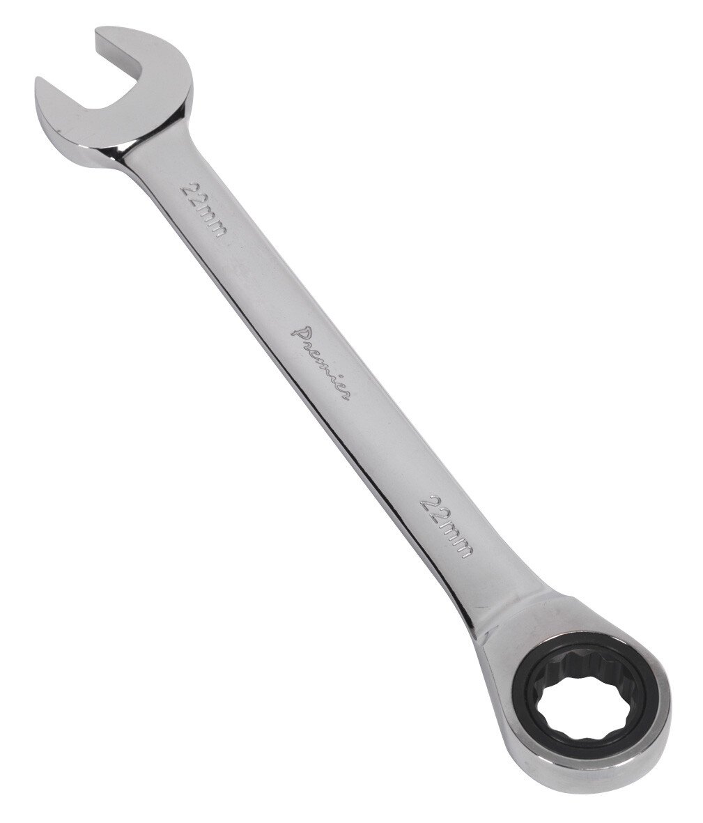 Sealey RCW22 Micro-Locking Ratchet Combination Wrench 22mm 72 Tooth
