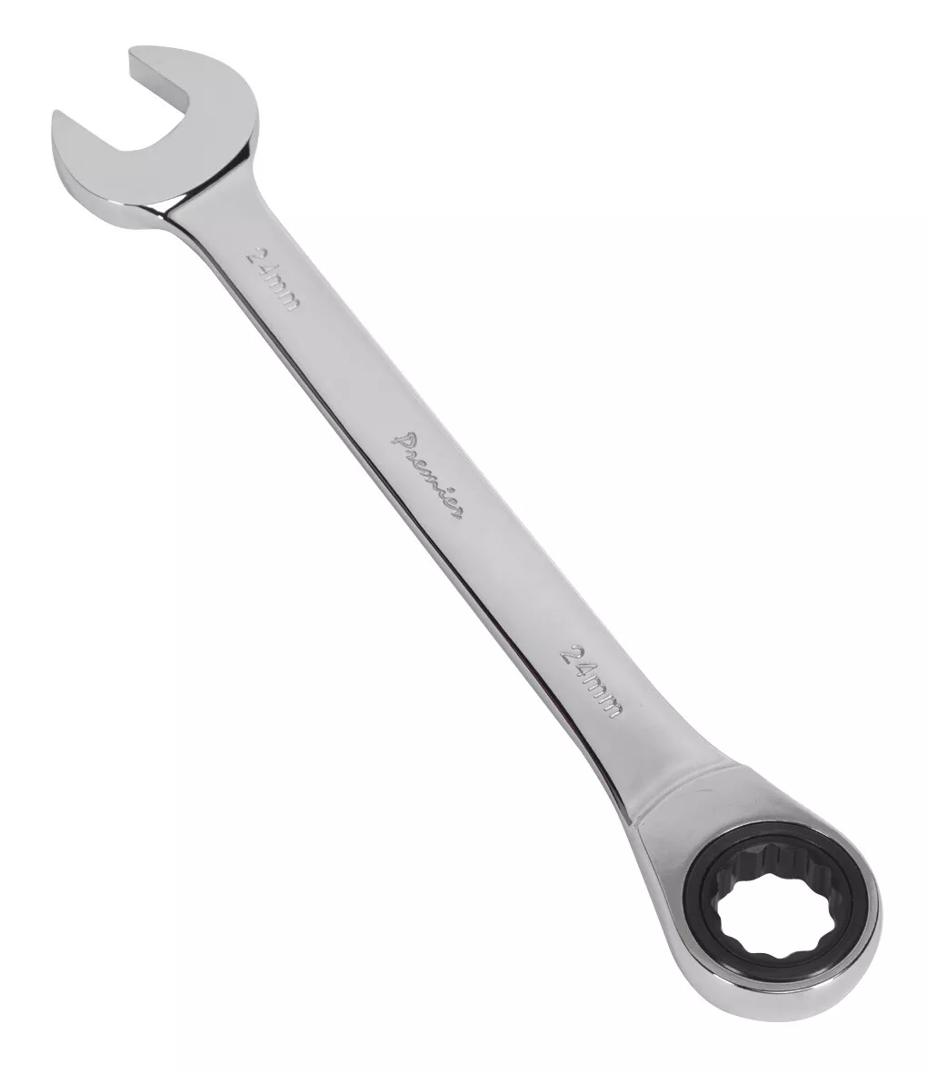 Sealey RCW24 Micro-Locking Ratchet Combination Wrench 24mm 72 Tooth