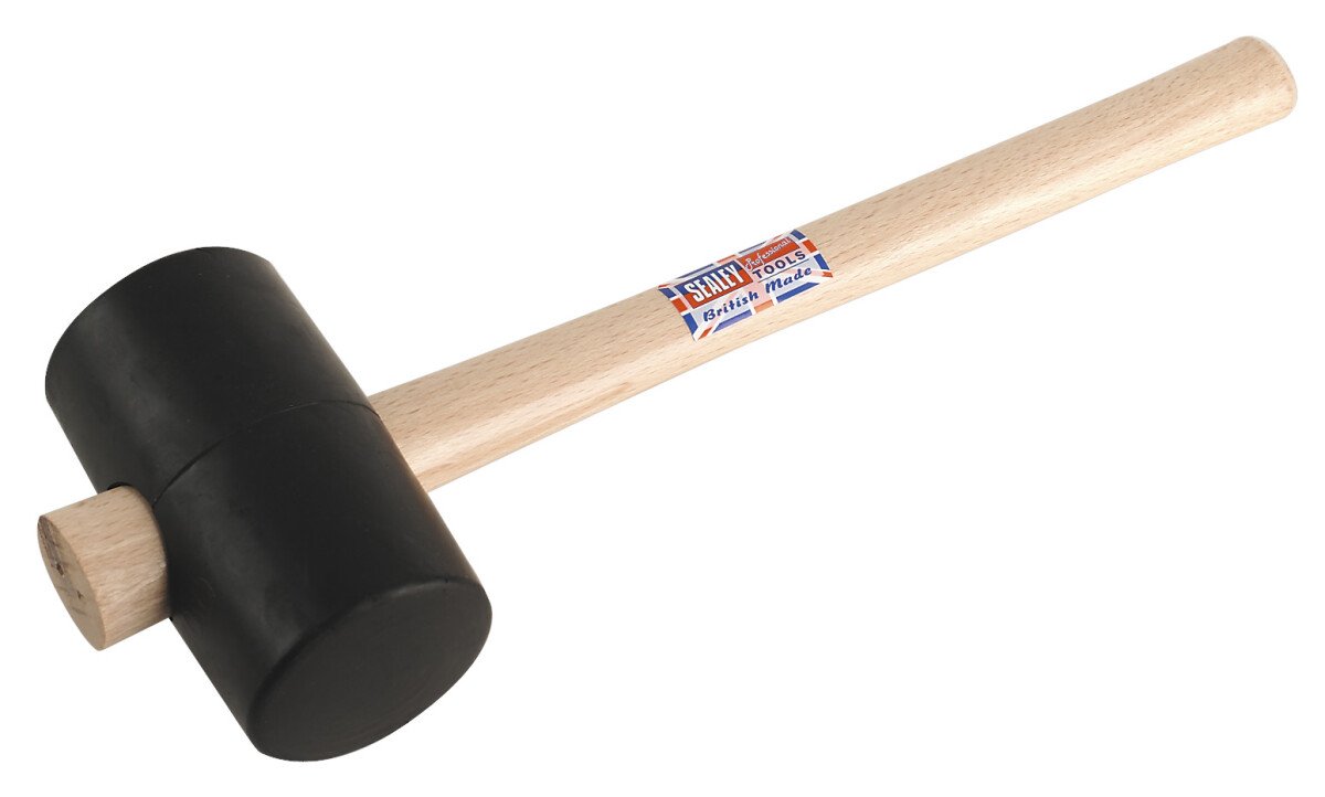 Sealey RMB175 Rubber Mallet .80kg (1.75lb) Black