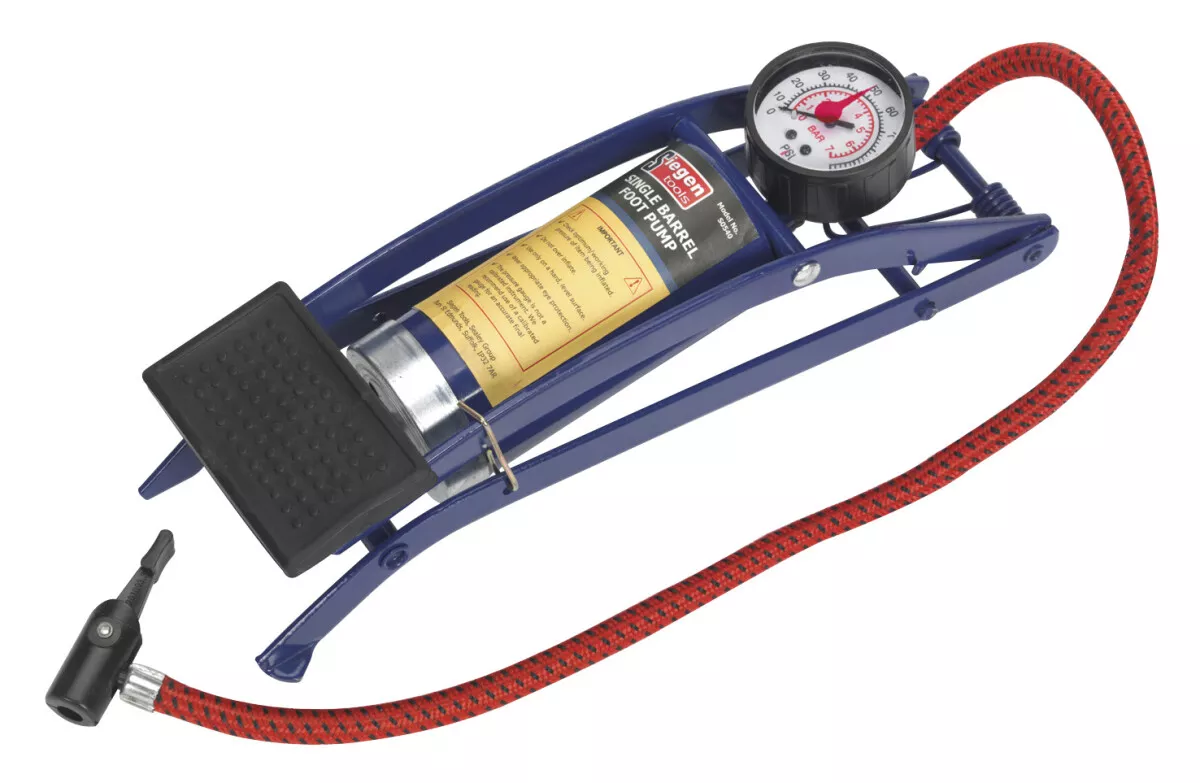Sealey S0540 Foot Pump Single Barrel
