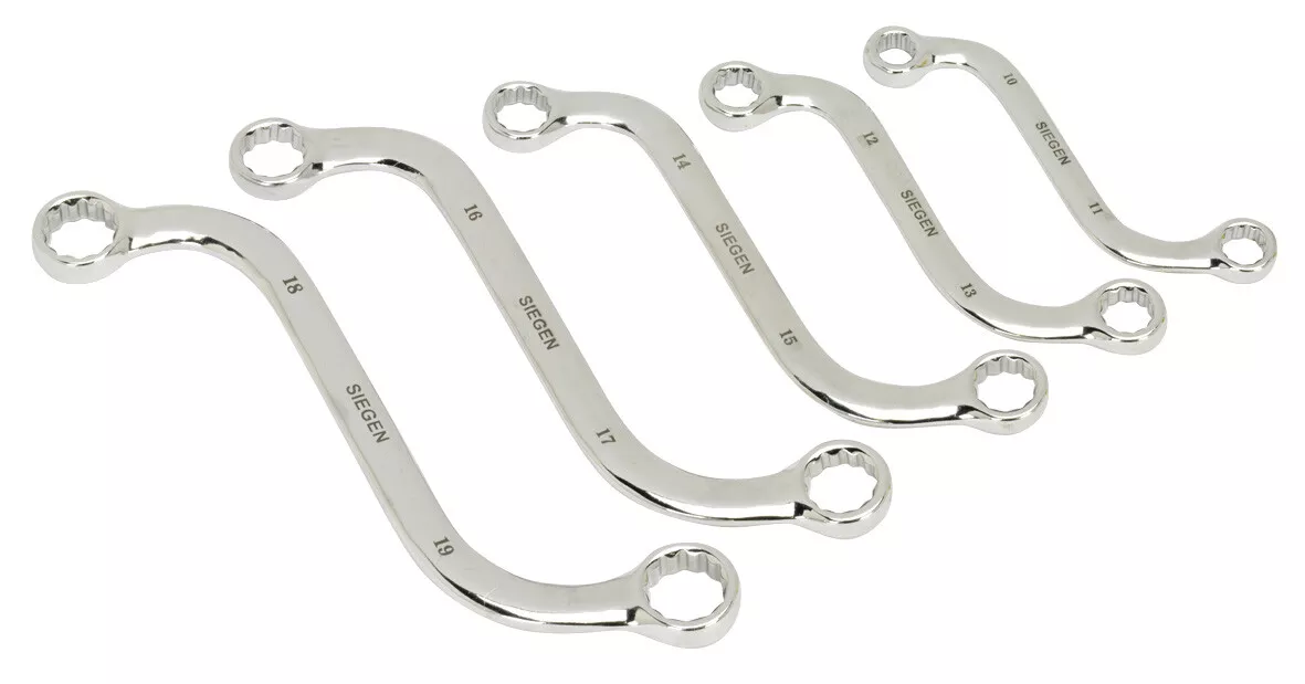 Sealey S0717 S-Spanner Set 5 Piece Metric