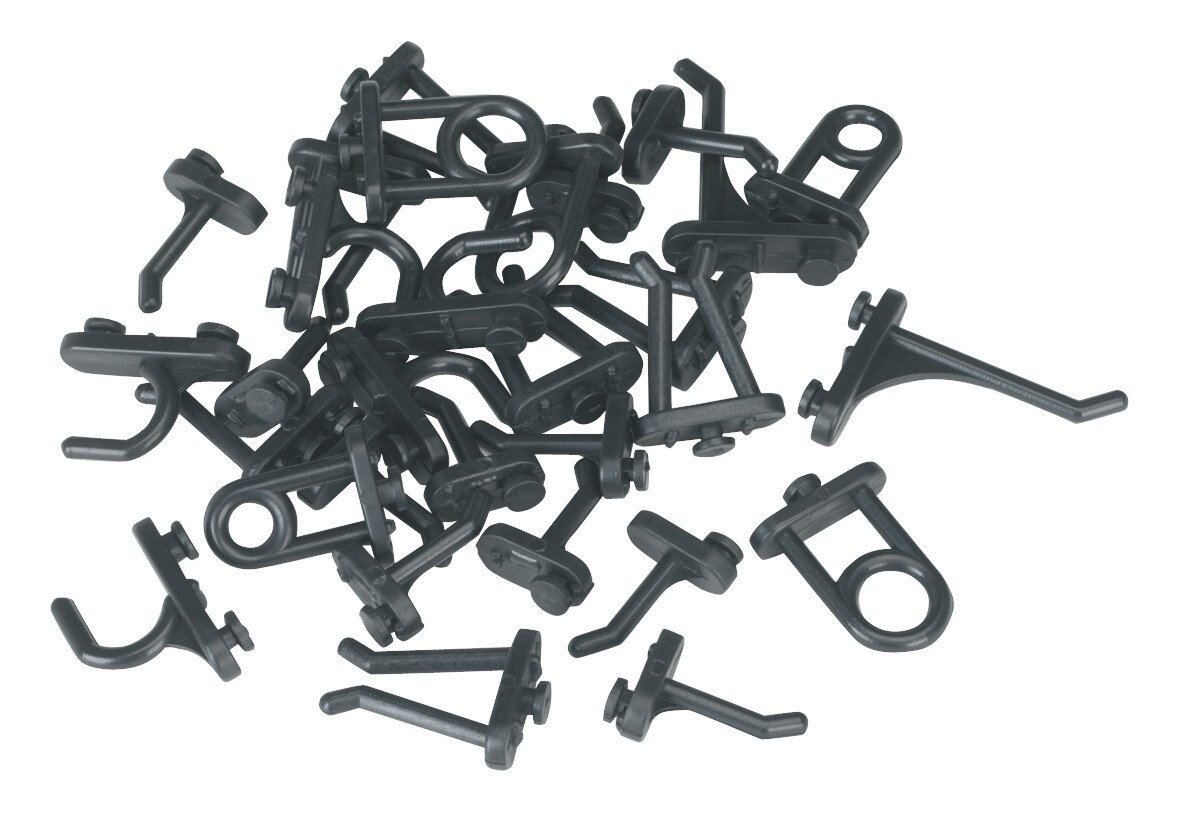 Sealey S0766 Hook Assortment for Plastic Pegboard 30pc