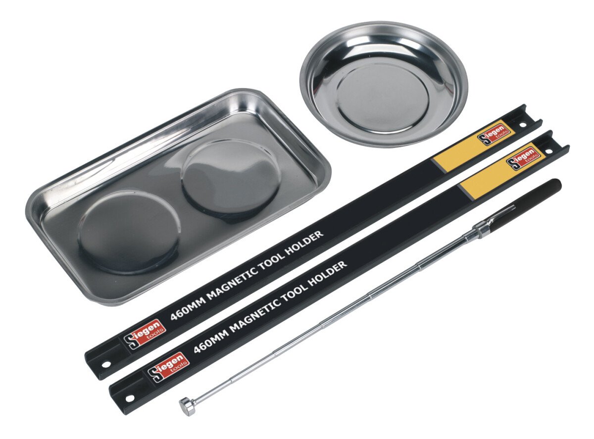 Sealey S0773 Magnetic Bowl & Tool Holder Set 5pc