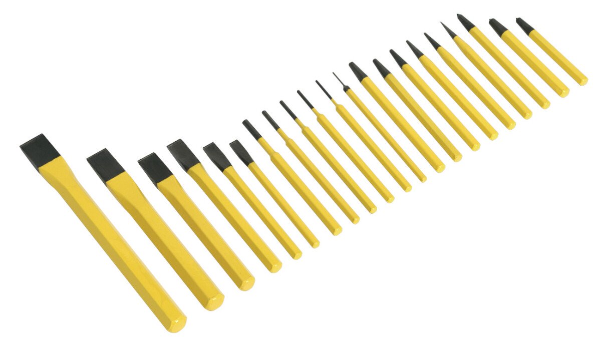 Sealey S0805 Punch & Chisel Set 21pc