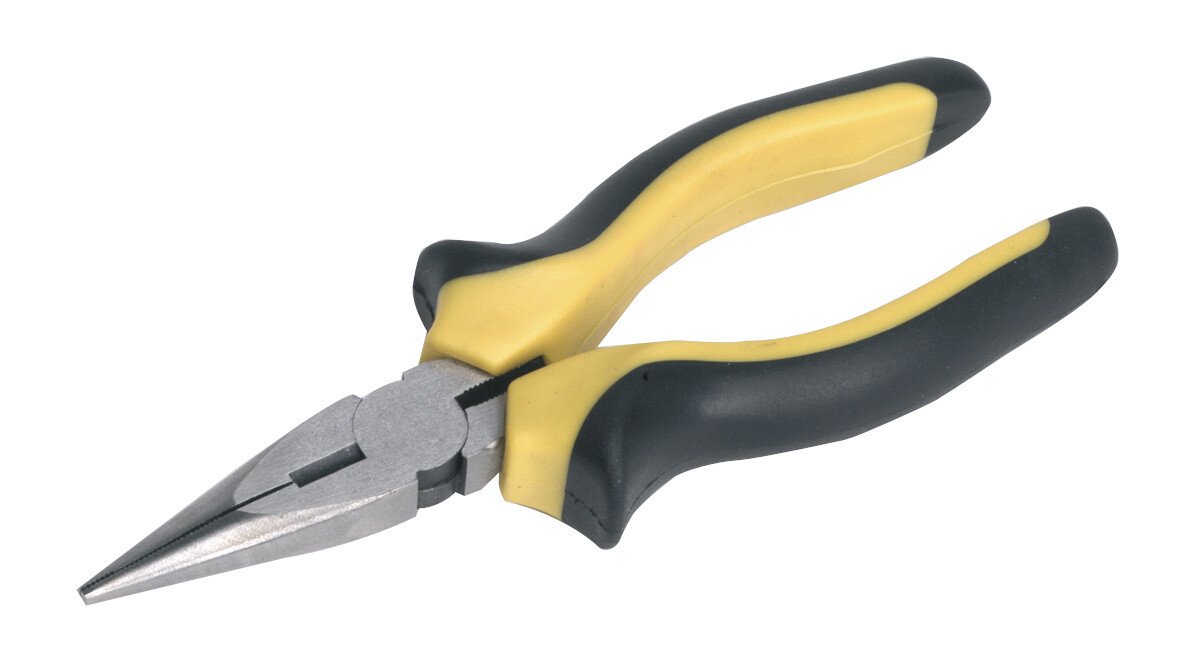 Sealey S0811 Long Nose Pliers Comfort Grip 150mm