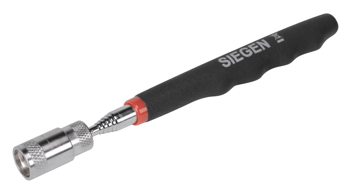 Sealey S0903 Heavy-Duty Magnetic Pick-Up Tool with LED 3.6kg Capacity