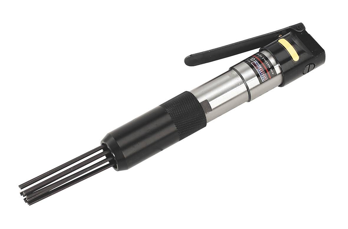 Air outlet needle scaler