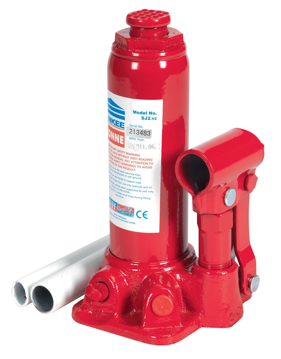 Sealey SJ2 Bottle Jack Yankee 2ton