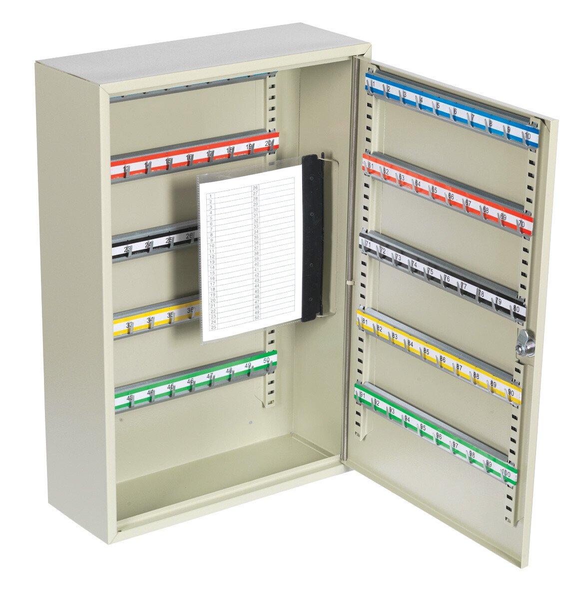 Sealey SKC100D Key Cabinet 100 Key Capacity Deep