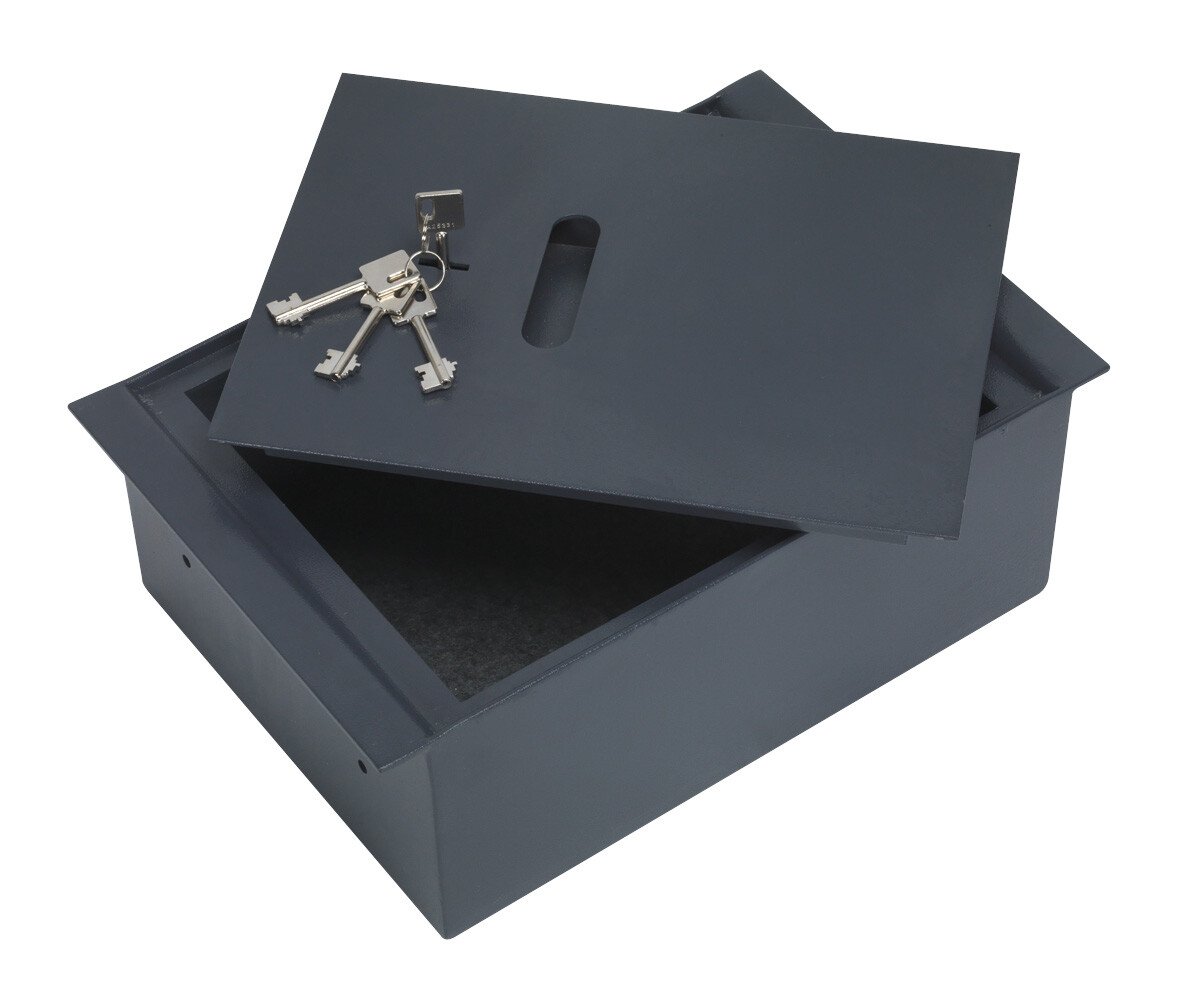 Sealey SKFS01 Key Lock Floor Safe 260 x 140 x 400mm