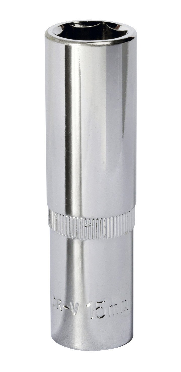 Sealey SP1215D WallDrive® Socket 15mm Deep 1/2"Sq Drive Fully Polished