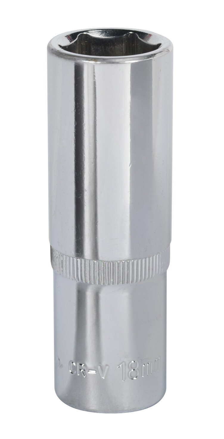 Sealey SP1218D WallDrive® Socket 18mm Deep 1/2"Sq Drive Fully Polished