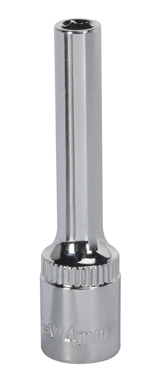 Sealey SP1404D WallDrive® Socket 4mm Deep 1/4"Sq Drive Fully Polished