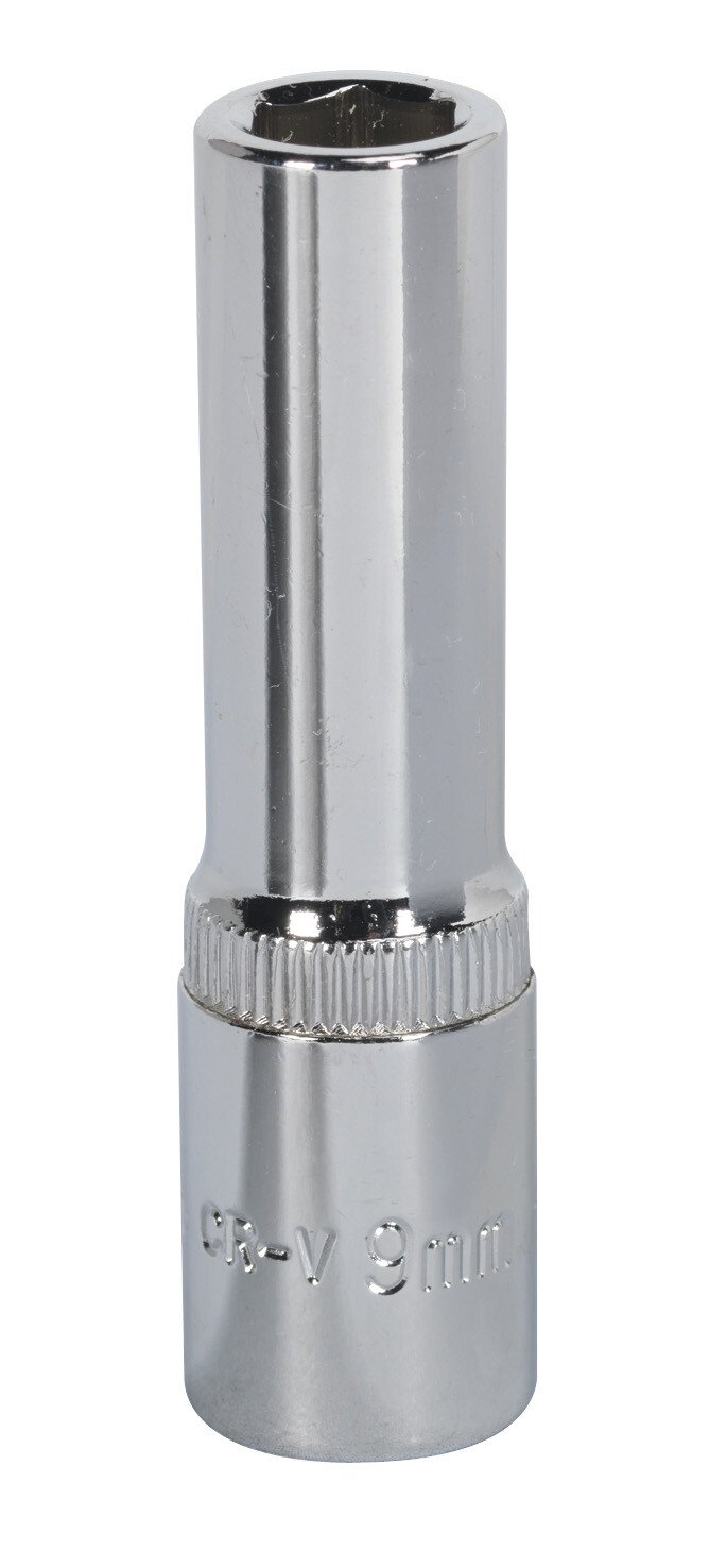 Sealey SP3809D WallDrive® Socket 9mm Deep 3/8"Sq Drive Fully Polished