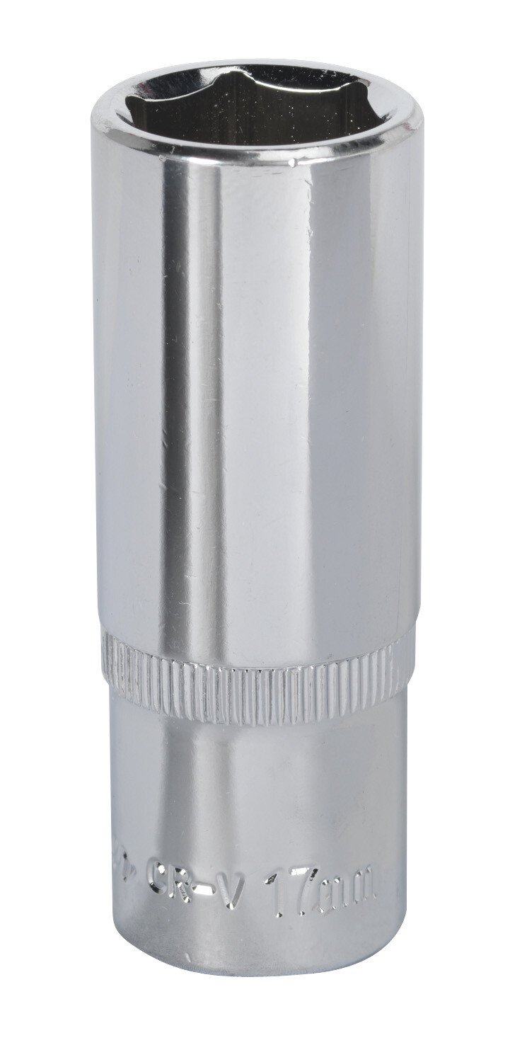 Sealey SP3817D WallDrive® Socket 17mm Deep 3/8"Sq Drive Fully Polished