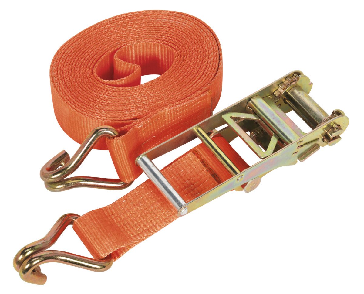 Sealey TD10012J Ratchet Tie Down 75mm x 12mtr Polyester Webbing 10000kg Load Test