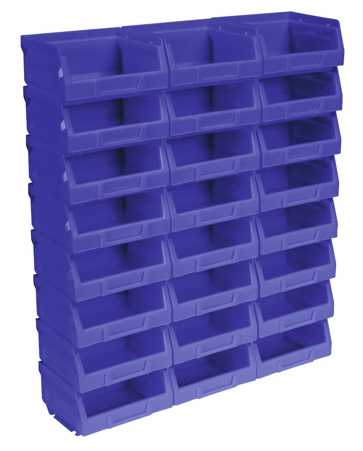 Sealey TPS124B Plastic Storage Bin 103 x 85 x 53mm - Blue Pack of 24