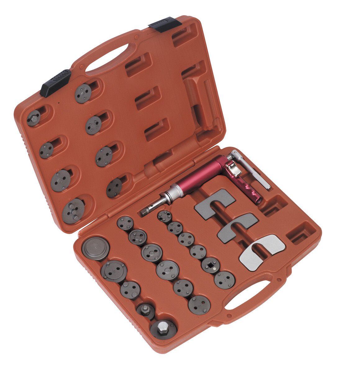 Sealey VS0286 Air Operated Brake Piston Wind-Back Tool Kit 29pc