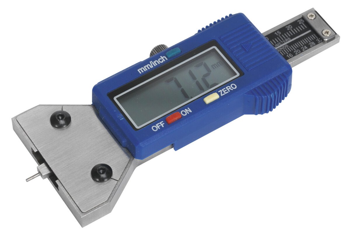 Sealey VS0565 Digital Tyre Tread Depth Gauge - Pin Tip