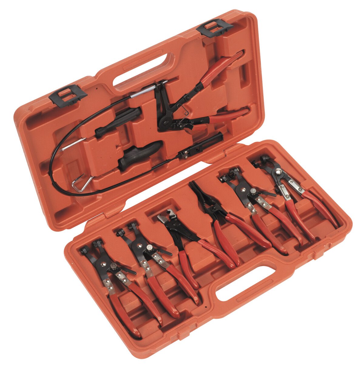 Sealey VS1662 Hose Clamp Removal Tool Kit 7 Piece