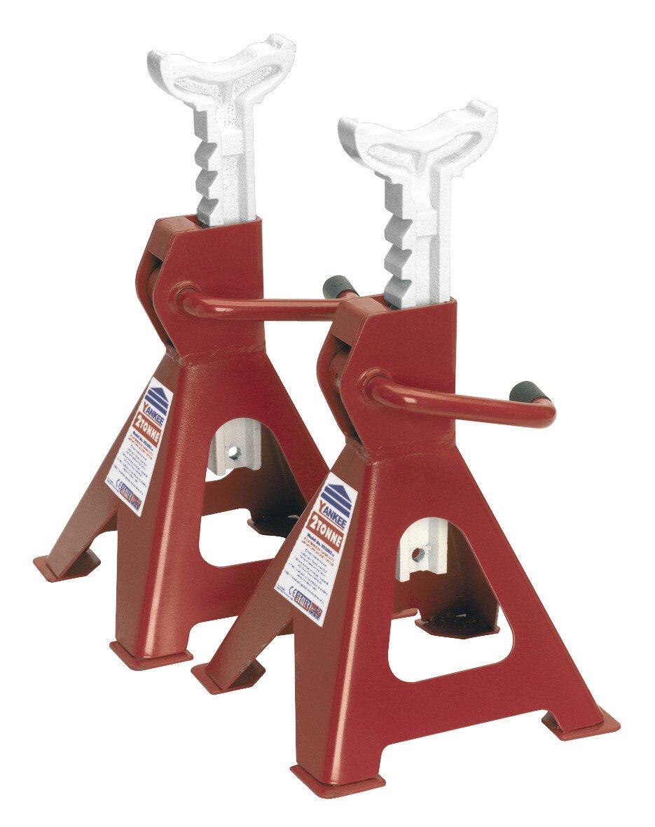 Sealey VS2002 Axle Stands 2ton Capacity per Stand 4ton per Pair GS/TUV Ratchet Type