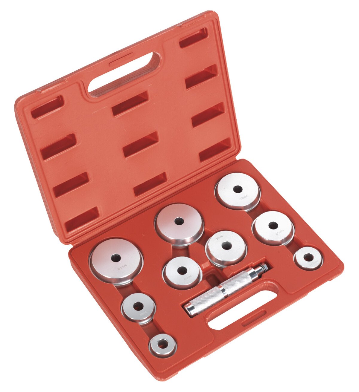 Sealey VS703 Bearing Race & Seal Driver Set 10pc - Aluminium