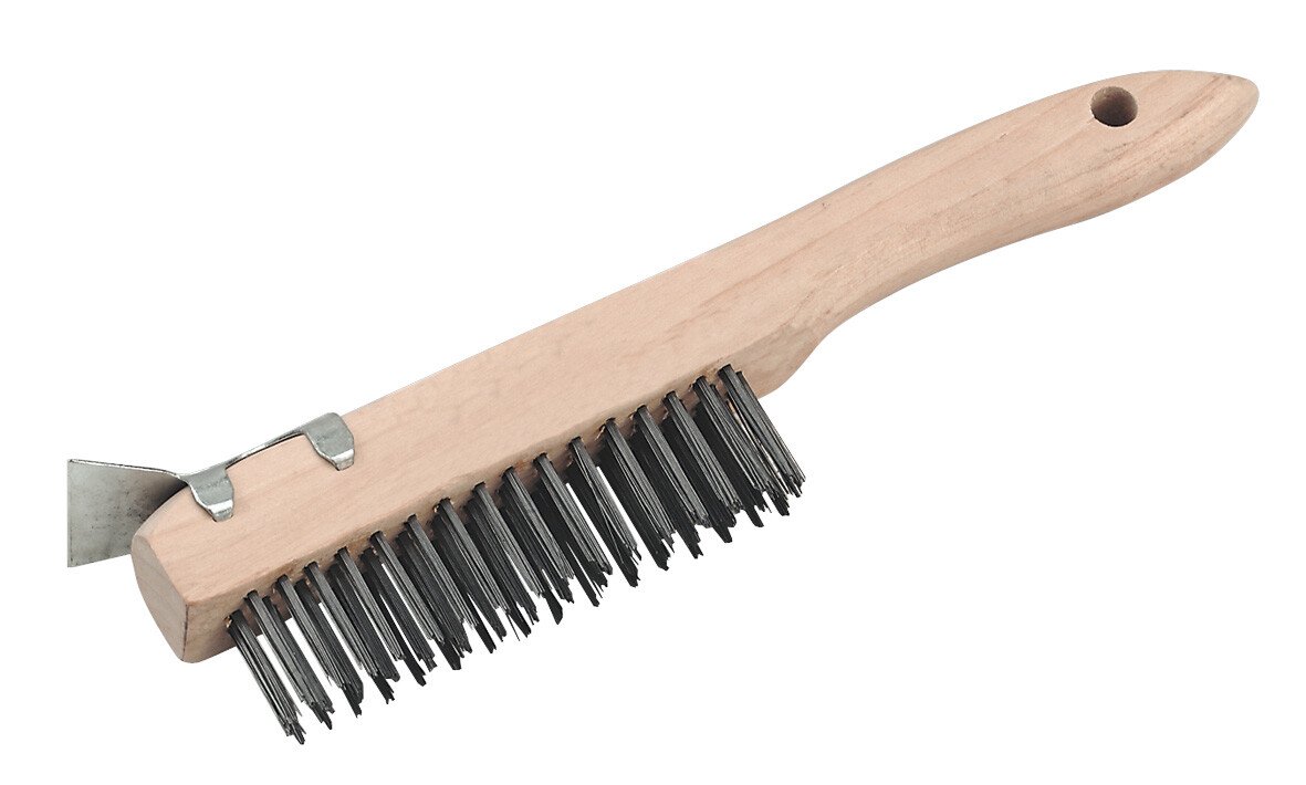 Sealey WB03 Wire Brush with Steel Fill & Scraper 260mm